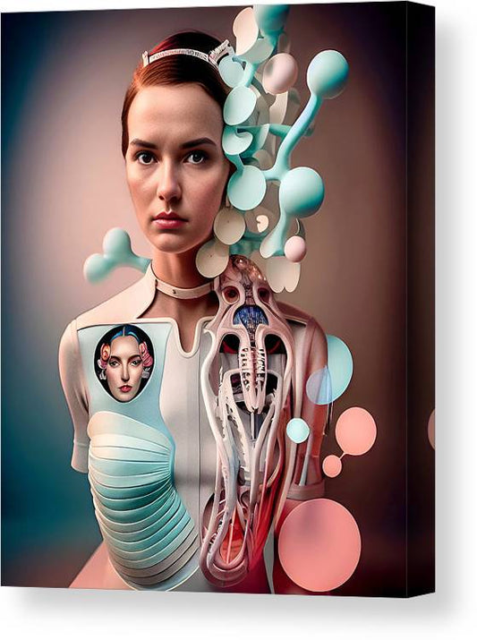 Anatomical Poetry 1 - Canvas Print