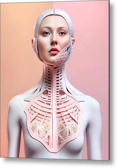 Anatomical Poetry 6 - Metal Print