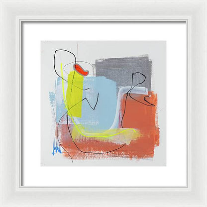 Abstract Solitude -  Reflective Composition - Framed Print