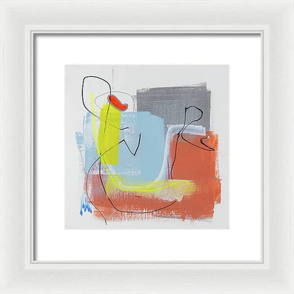 Abstract Solitude -  Reflective Composition - Framed Print