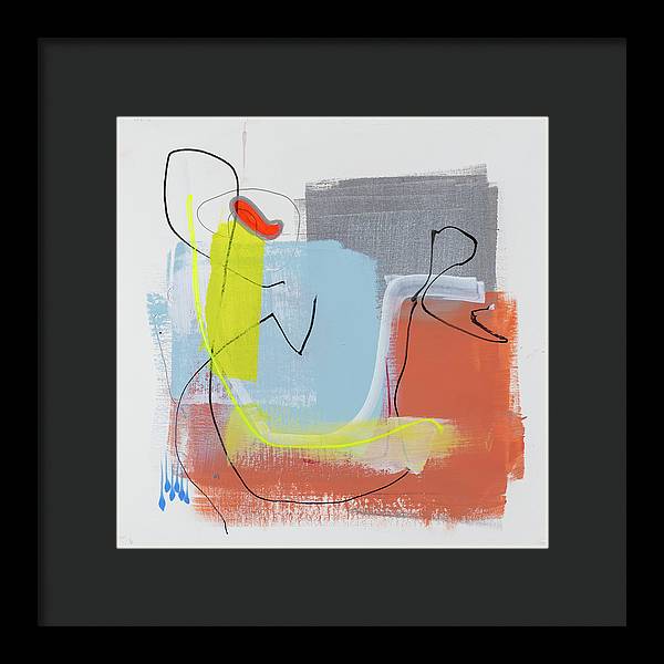 Abstract Solitude -  Reflective Composition - Framed Print