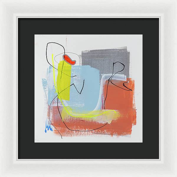 Abstract Solitude -  Reflective Composition - Framed Print