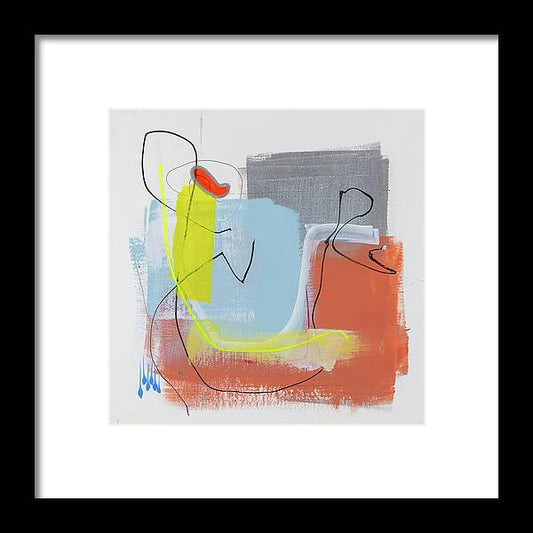Abstract Solitude -  Reflective Composition - Framed Print
