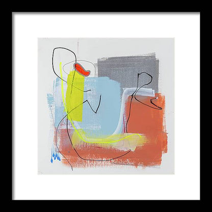 Abstract Solitude -  Reflective Composition - Framed Print