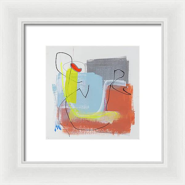 Abstract Solitude -  Reflective Composition - Framed Print