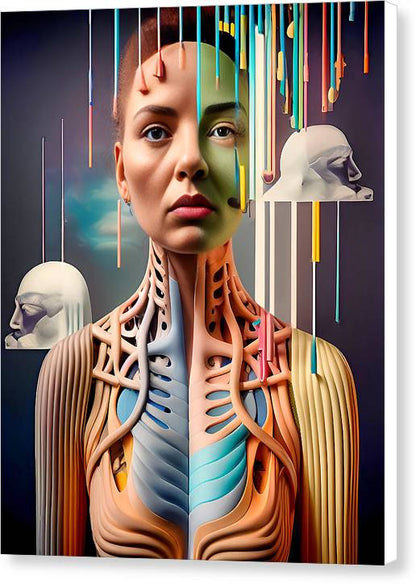 Anatomical Poetry 4 - Canvas Print