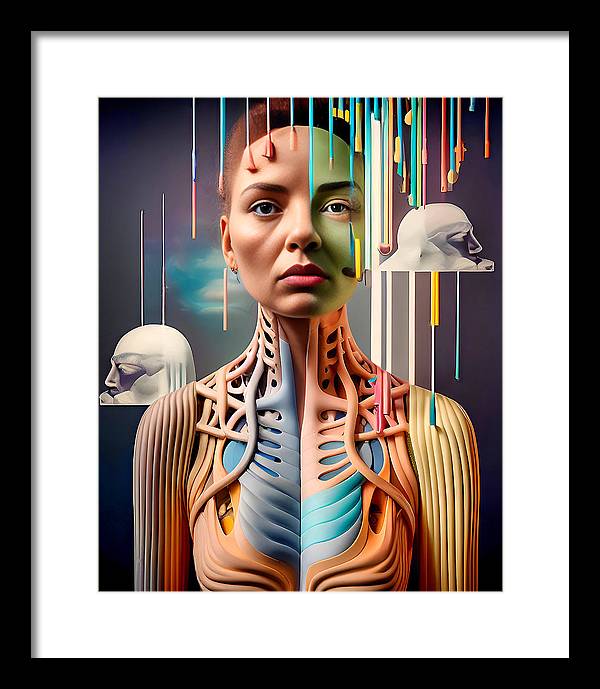 Anatomical Poetry 4 - Framed Print