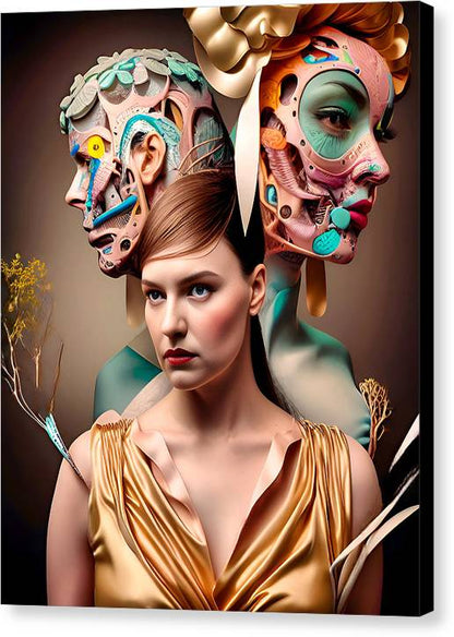 Anatomical Poetry 5 - Canvas Print