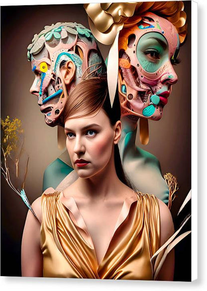 Anatomical Poetry 5 - Canvas Print
