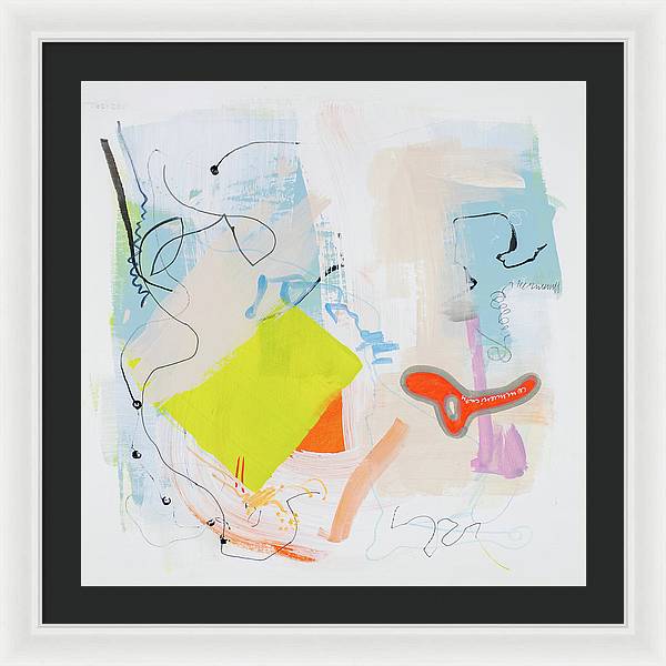 Visions of Connection  -  Abstract Expressions - Framed Print