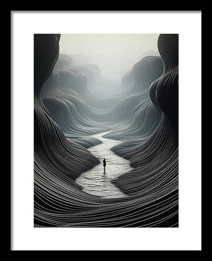 Waves of Awe - Framed Print